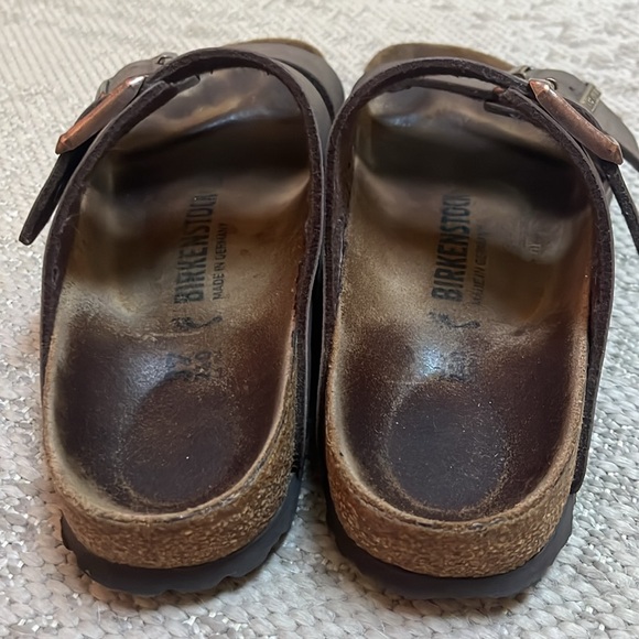 Birkenstock Women’s Brown Arizona Sandals size 37 Mocha color - Picture 3 of 7